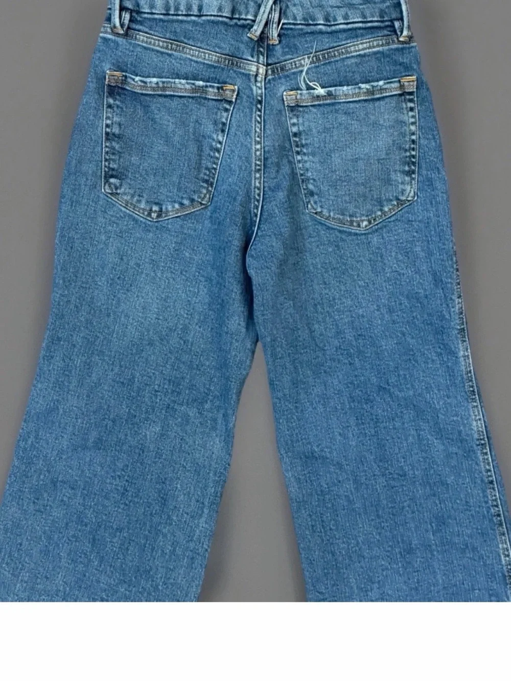 GOOD AMERICAN Womens Good Skate Jeans Size 4/27 High Waisted Blue 90s Fit